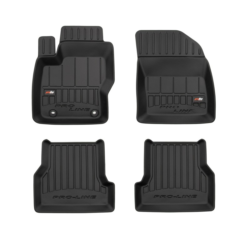 Tappetini compatibili con Ford Focus II 2004-2011, su misura in Gomma TPE