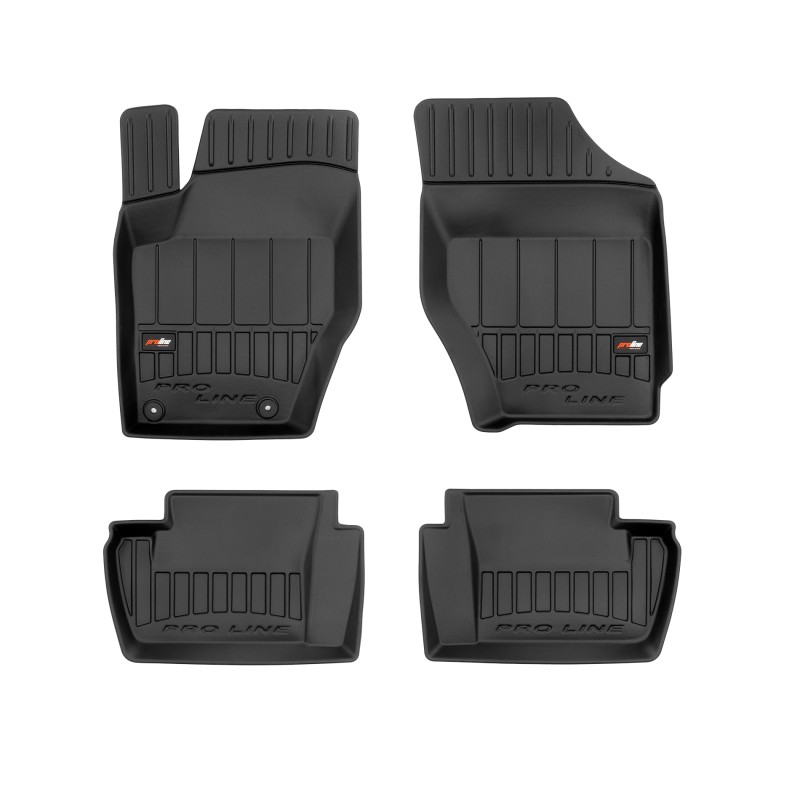 Tappetini compatibili con Citroën C4 I 2004-2010, su misura in Gomma TPE