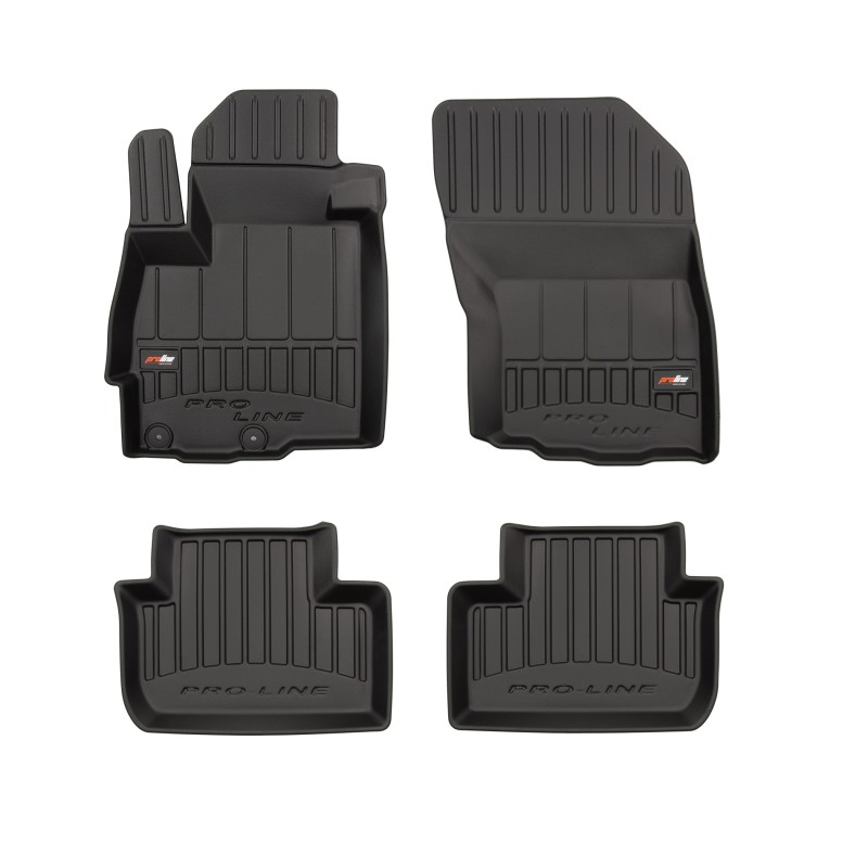 Tappetini compatibili con Mitsubishi ASX I 2010-2022, su misura in Gomma TPE