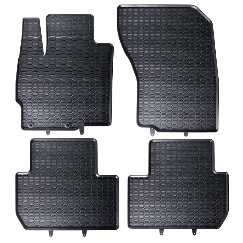 Tappetini compatibili con Mitsubishi ASX I 2010-2022, su misura in Gomma TPE