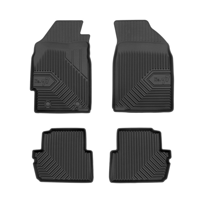 Tappetini compatibili con Chevrolet Spark II 2005-2009, su misura in Gomma TPE