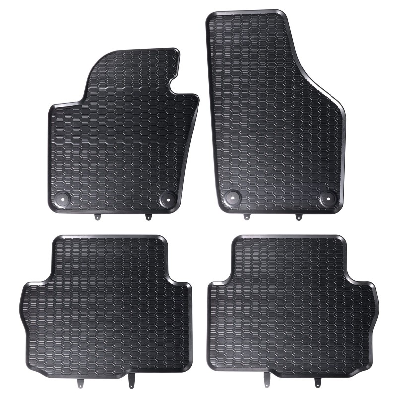 Tappetini compatibili con Volkswagen Sharan II 2010-2022, su misura in Gomma TPE