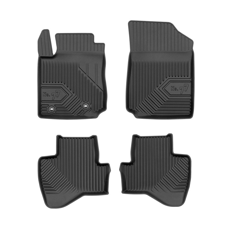 Tappetini compatibili con Toyota Aygo II 2014-2022, su misura in Gomma TPE