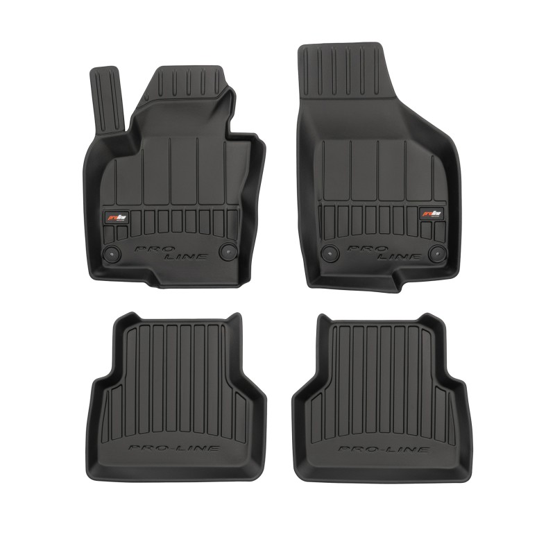 Tappetini compatibili con Volkswagen Tiguan I 2007-2016, su misura in Gomma TPE