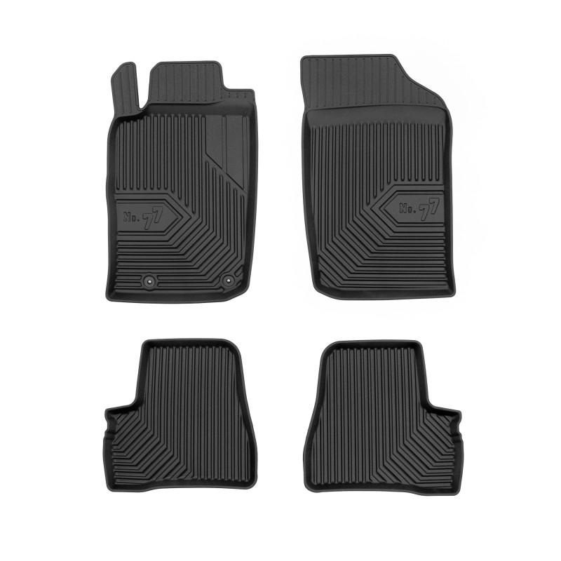 Tappetini compatibili con Peugeot 206 1998-2009, su misura in Gomma TPE