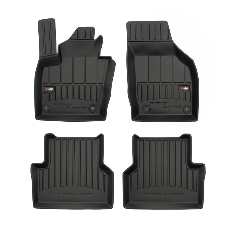 Tappetini compatibili con Audi Q3 I 2011-2018, su misura in Gomma TPE