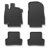 Tappetini compatibili con Renault Clio IV 2012-2020, su misura in Gomma TPE