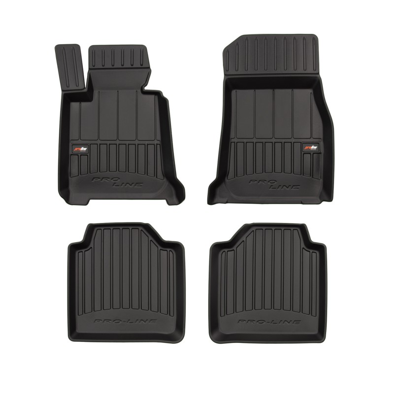 Tappetini compatibili con BMW Serie 3 Gran Turismo F34 2013-2021, su misura in Gomma TPE