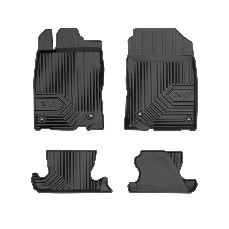 Tappetini compatibili con Honda CR-Z 2010-2016, su misura in Gomma TPE