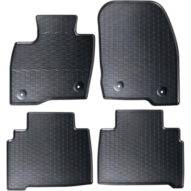 Tappetini compatibili con Ford S-Max II 2014-2023, su misura in Gomma TPE