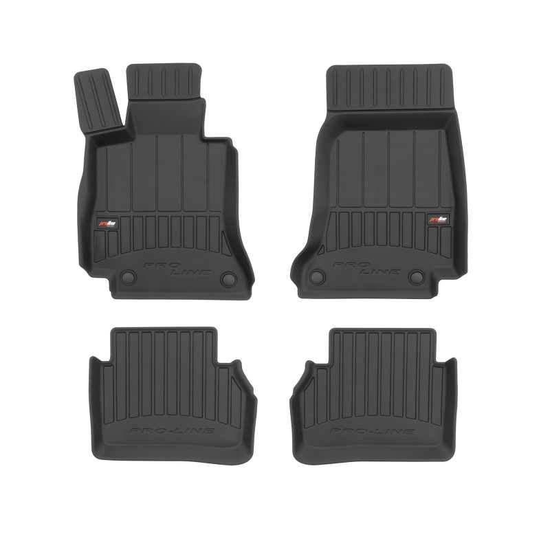 Tappetini compatibili con Mercedes-Benz Classe E W213 2016-2023, su misura in Gomma TPE