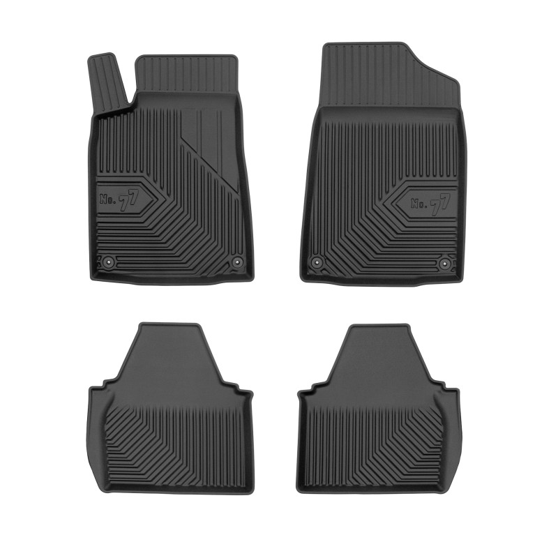 Tappetini compatibili con Peugeot 607 1999-2010, su misura in Gomma TPE