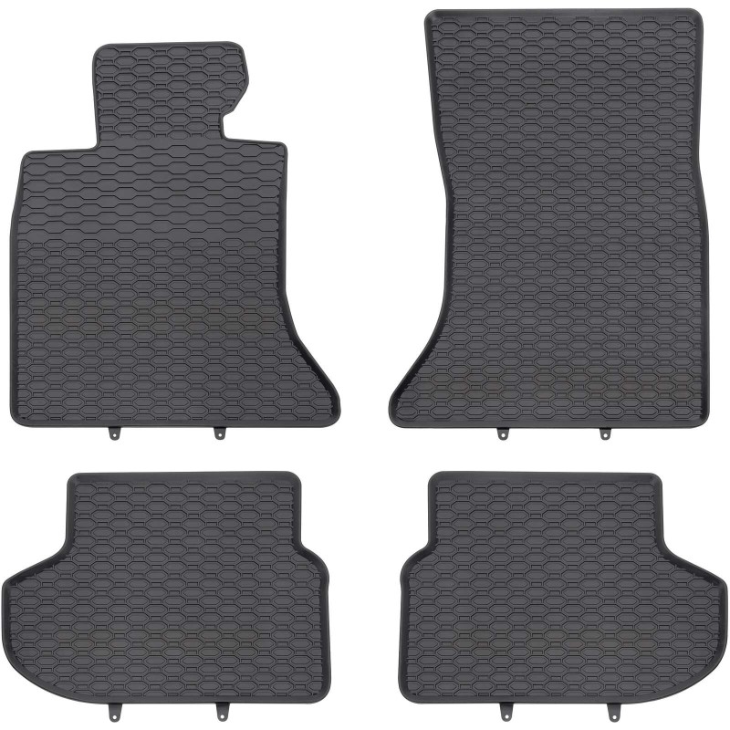 Tappetini compatibili con BMW Serie 5 F11 2010-2013, su misura in Gomma TPE