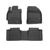 Tappetini compatibili con Toyota Corolla XI 2013-2019, su misura in Gomma TPE