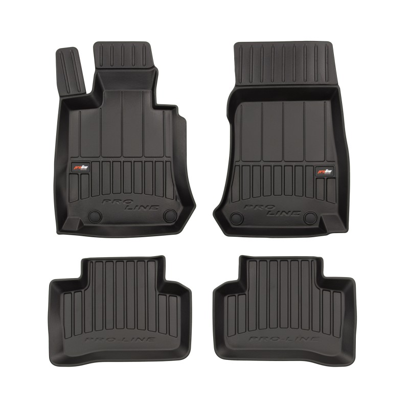 Tappetini compatibili con Mercedes-Benz GLC X253 2015-2022, su misura in Gomma TPE