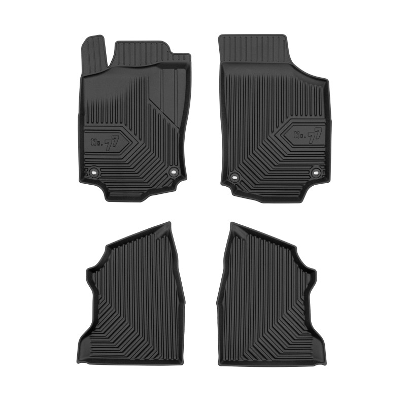 Tappetini compatibili con Opel Combo C 2001-2011, su misura in Gomma TPE
