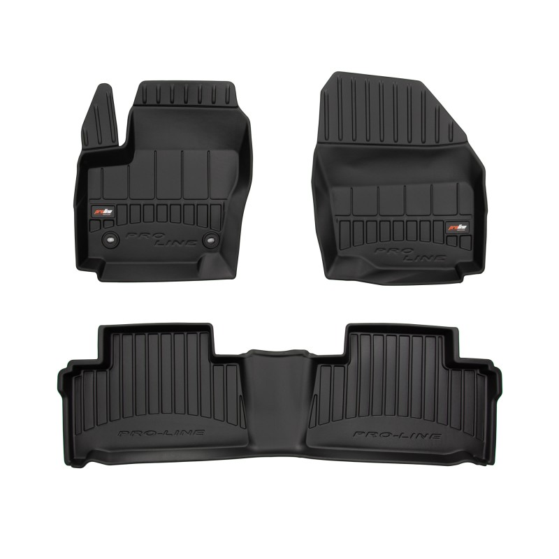 Tappetini compatibili con Ford Galaxy II 2009-2015, su misura in Gomma TPE