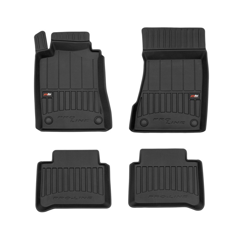 Tappetini compatibili con Mercedes-Benz Classe E W211 2002-2009, su misura in Gomma TPE