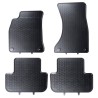 Tappetini compatibili con Audi A4 B8 2007-2015, su misura in Gomma TPE