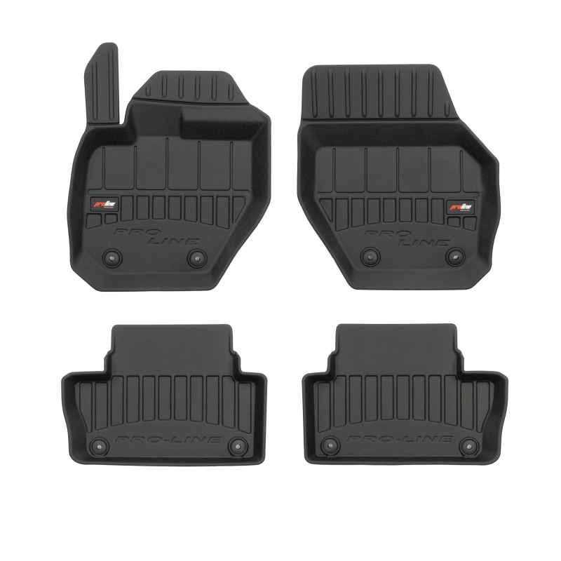 Tappetini compatibili con Volvo XC60 I 2008-2017, su misura in Gomma TPE