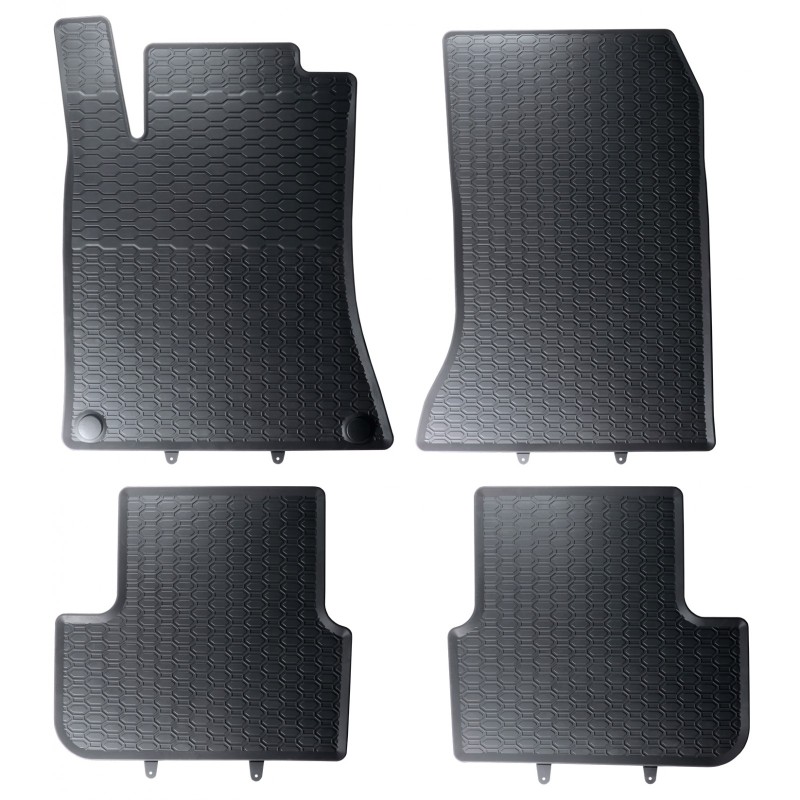 Tappetini compatibili con Mercedes-Benz GLA X156 2013-2019, su misura in Gomma TPE