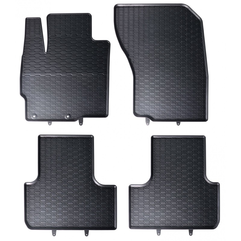 Tappetini compatibili con Citroën C-Crosser 2007-2012, su misura in Gomma TPE