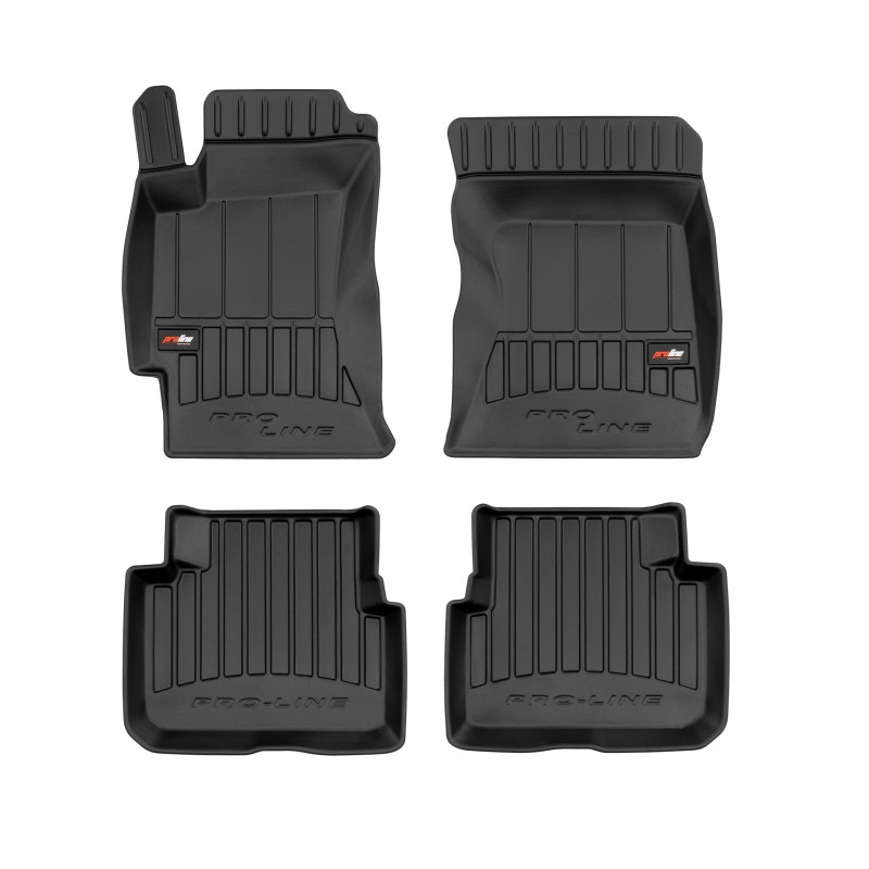 Tappetini compatibili con Subaru Forester III 2008-2013, su misura in Gomma TPE