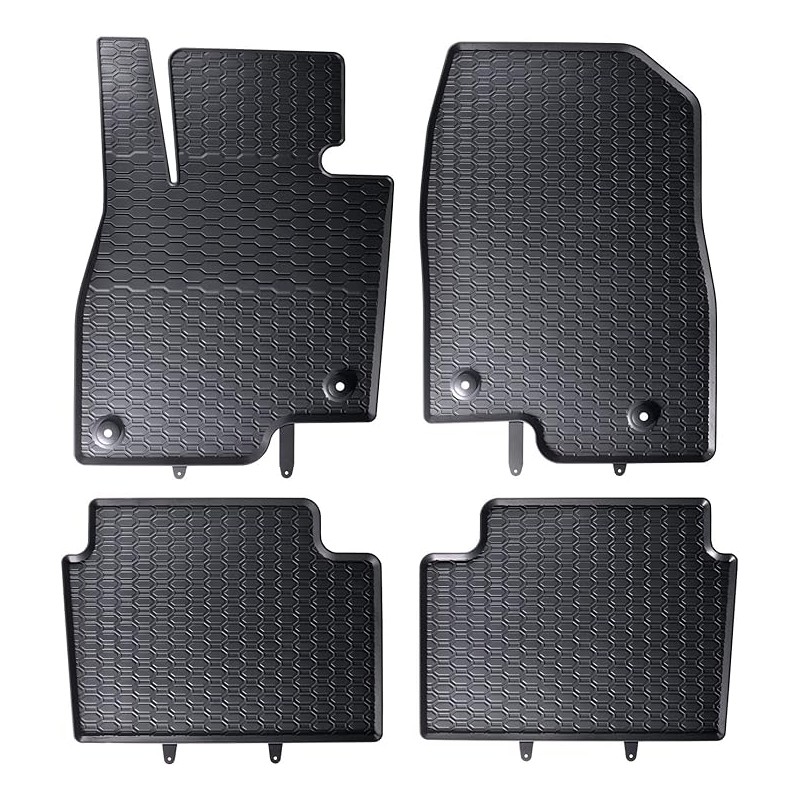 Tappetini compatibili con Mazda 3 III 2013-2018, su misura in Gomma TPE