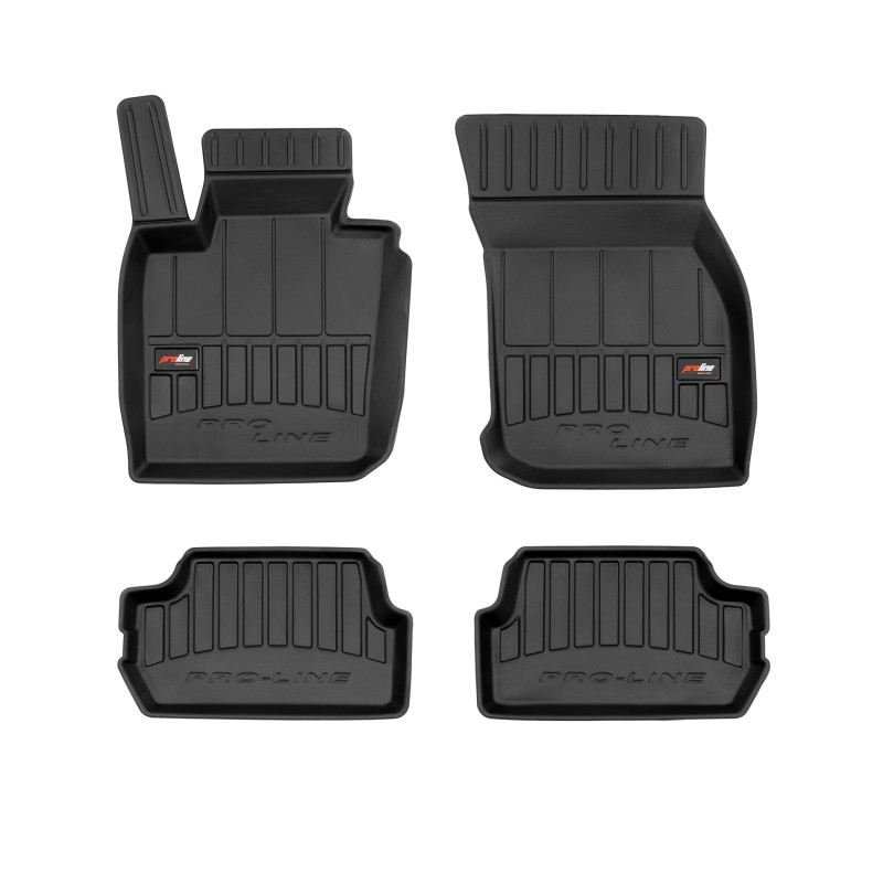 Tappetini compatibili con Mini One/Cooper F56 dal 2014 in poi, su misura in Gomma TPE