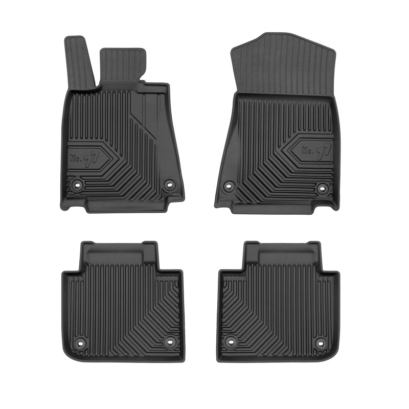 Tappetini compatibili con Lexus GS IV 2012-2020, su misura in Gomma TPE