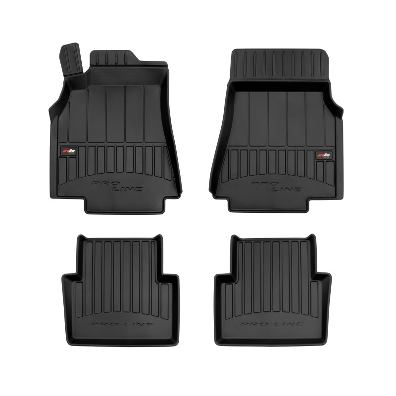 Tappetini compatibili con Mercedes-Benz Classe A W169 2004-2012, su misura in Gomma TPE