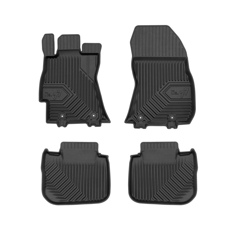 Tappetini compatibili con Subaru Legacy V 2009-2014, su misura in Gomma TPE