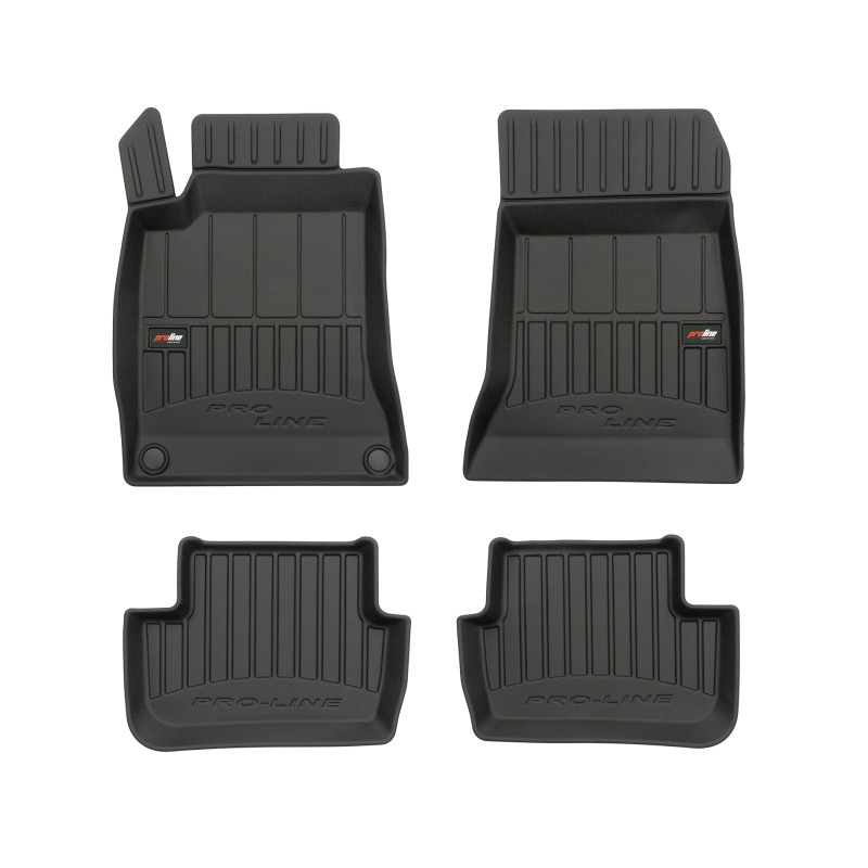 Tappetini compatibili con Mercedes-Benz CLA C117 2013-2019, su misura in Gomma TPE