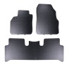 Tappetini compatibili con Renault Scenic II 2003-2009, su misura in Gomma TPE