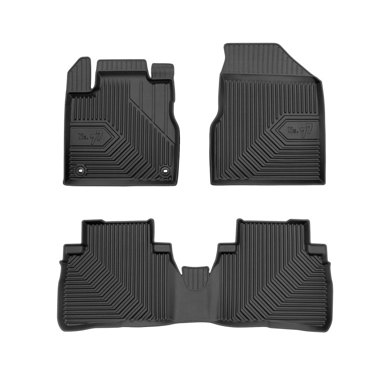 Tappetini compatibili con Nissan Murano Z51 2008-2014, su misura in Gomma TPE