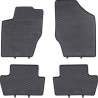 Tappetini compatibili con Peugeot 307 2001-2008, su misura in Gomma TPE