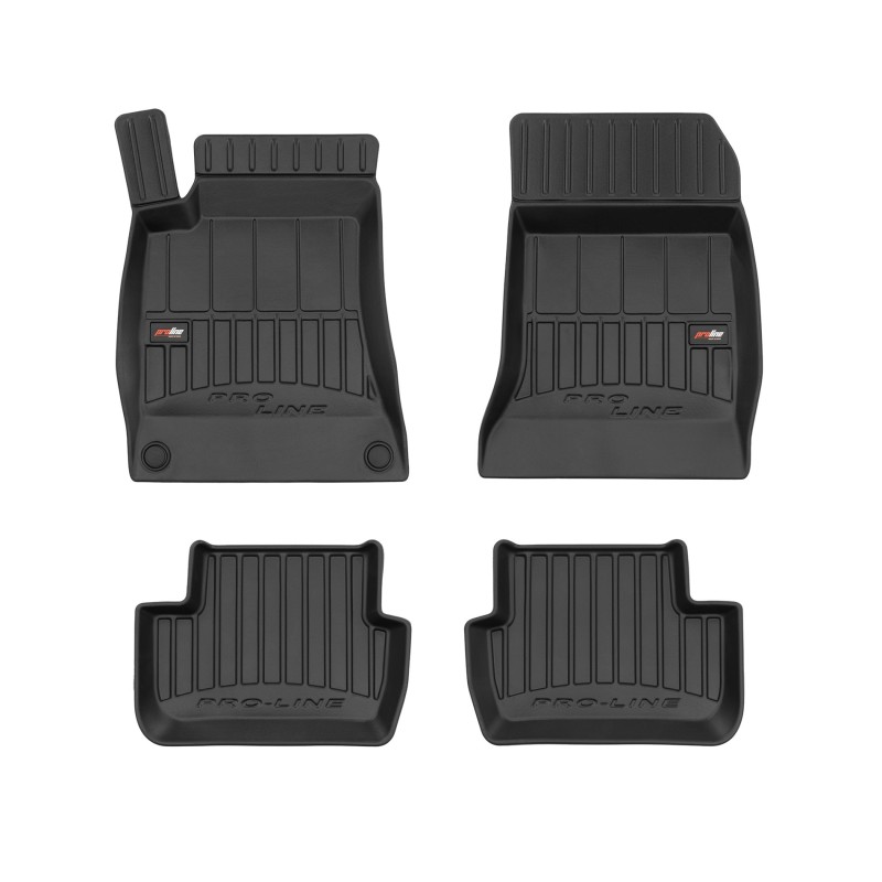 Tappetini compatibili con Mercedes-Benz Classe B W246 2011-2018, su misura in Gomma TPE