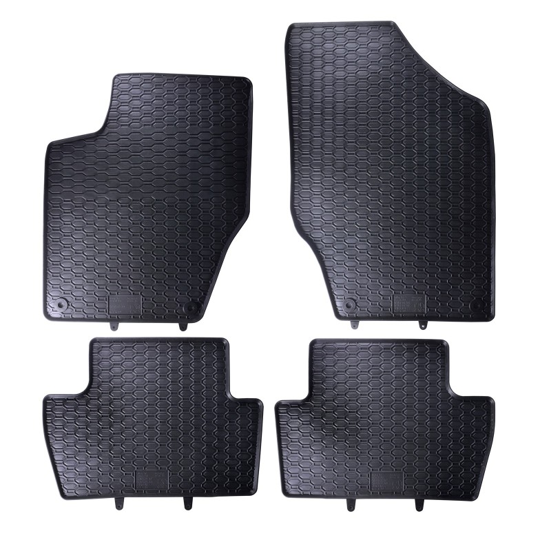 Tappetini compatibili con Peugeot 308 I 2007-2013, su misura in Gomma TPE