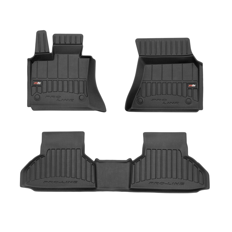 Tappetini compatibili con BMW X6 F16 2014-2019, su misura in Gomma TPE