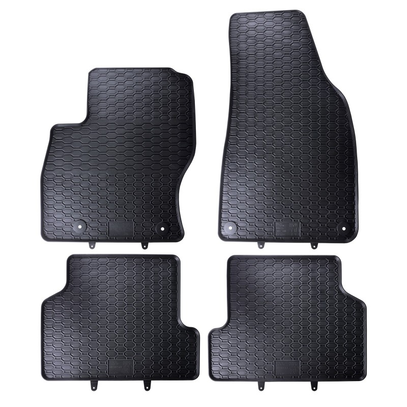 Tappetini compatibili con Ford Focus II 2004-2011, su misura in Gomma TPE