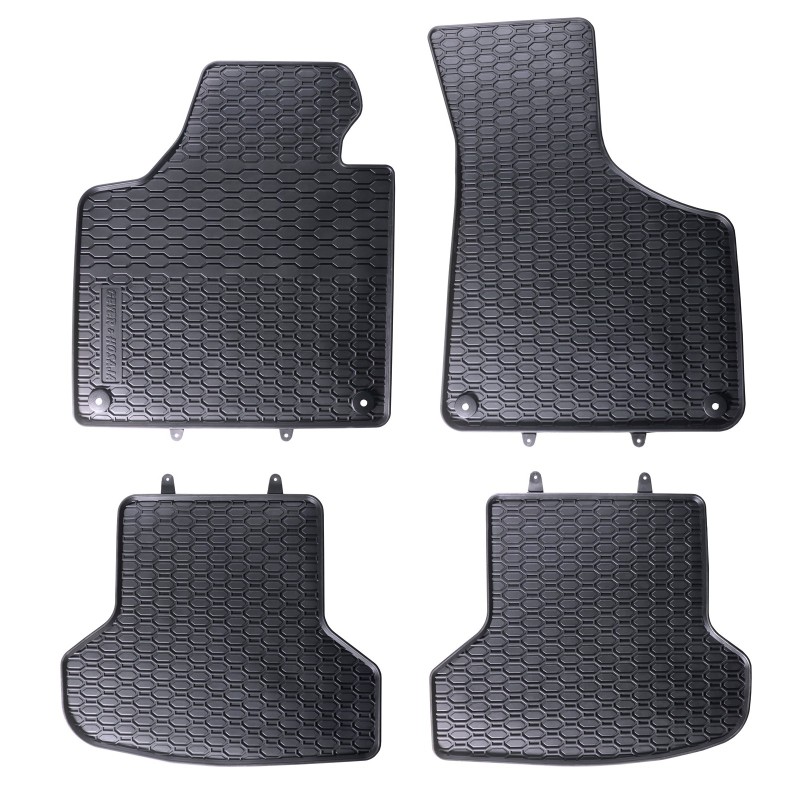 Tappetini compatibili con Audi A3 8P 2003-2013, su misura in Gomma TPE