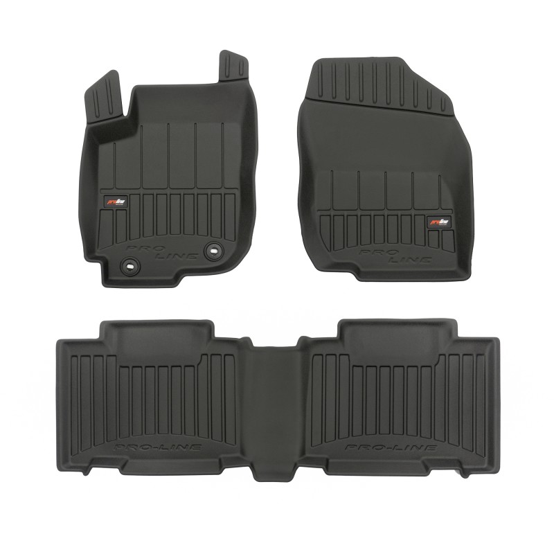 Tappetini compatibili con Toyota RAV4 IV 2013-2019, su misura in Gomma TPE