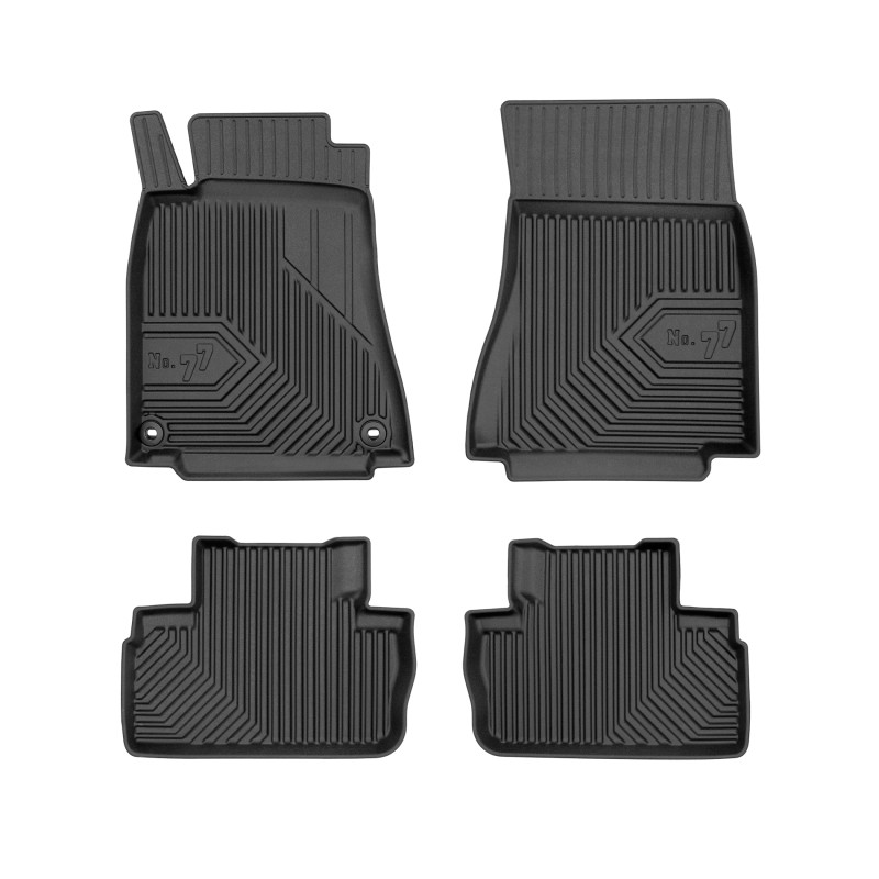 Tappetini compatibili con Lexus IS II 2005-2013, su misura in Gomma TPE