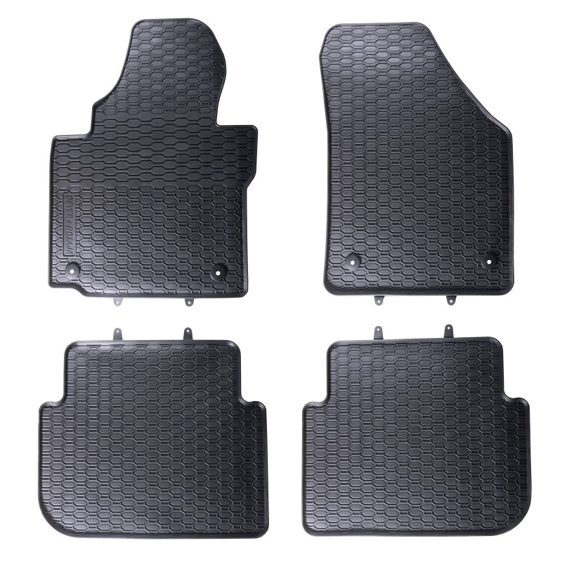 Tappetini compatibili con Volkswagen Touran I 2003-2015, su misura in Gomma TPE