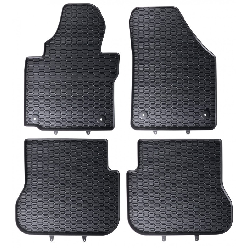 Tappetini compatibili con Volkswagen Caddy III 2003-2020, su misura in Gomma TPE