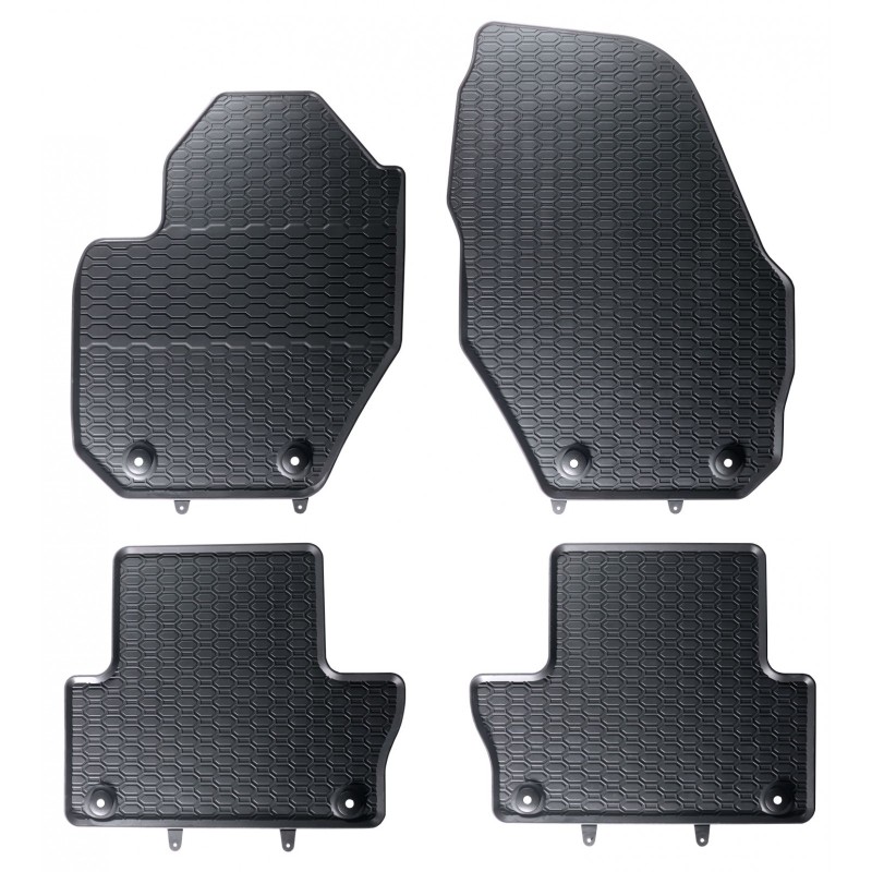 Tappetini compatibili con Volvo XC60 I 2008-2017, su misura in Gomma TPE
