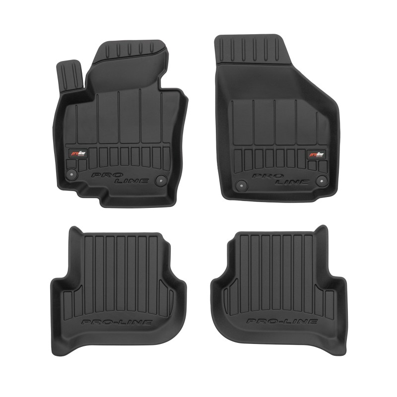 Tappetini compatibili con Skoda Yeti 2009-2018, su misura in Gomma TPE