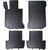 Tappetini compatibili con Mercedes-Benz Classe C W204 2007-2014, su misura in Gomma TPE