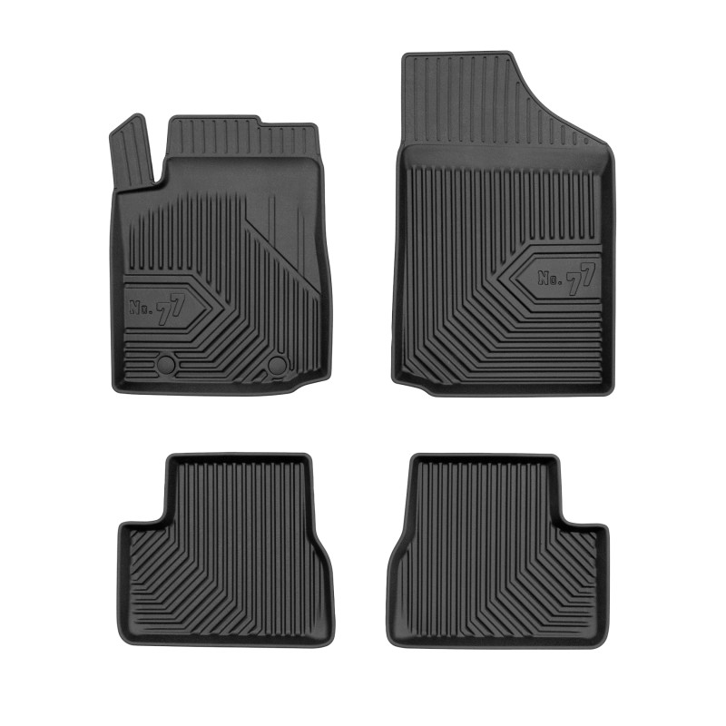 Tappetini compatibili con Citroën C3 I 2002-2009, su misura in Gomma TPE