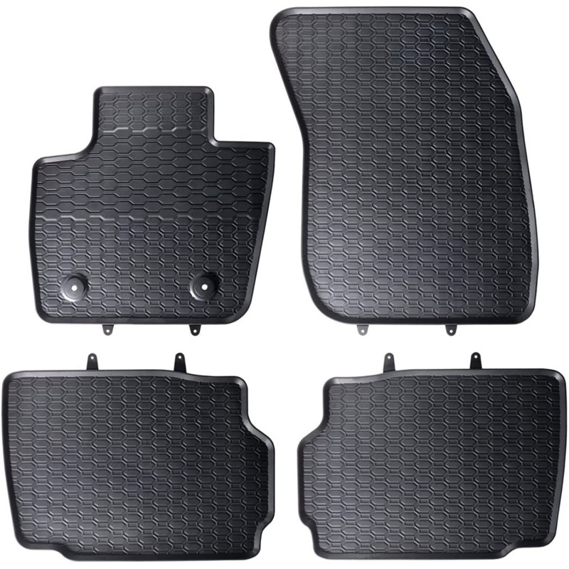 Tappetini compatibili con Ford Mondeo V 2014-2022, su misura in Gomma TPE